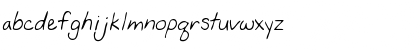 Download YancysHand Regular Font Lowercase Preview