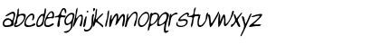 Download YanksHand Italic Font Lowercase Preview