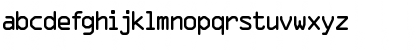 Download OCR1SSK Regular Font Lowercase Preview