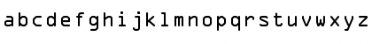 Download OcrA Regular Font Lowercase Preview