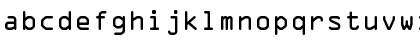 Download OCRAM Regular Font Lowercase Preview