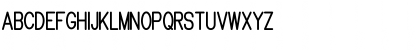 Download Brandy mono san typeface Regular Font Lowercase Preview