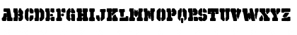 Download Octin Spraypaint B Black Font Lowercase Preview