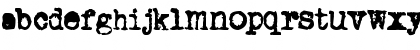 Download Old typewriter Regular Font Lowercase Preview