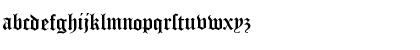 Download OldBlackletter Regular Font Lowercase Preview