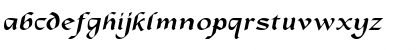 Download OldCountryExtended Italic Font Lowercase Preview