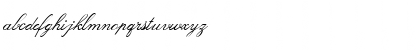 Download OPTI Venetian Script Font Lowercase Preview