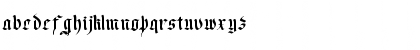 Download OldGerman Regular Font Lowercase Preview