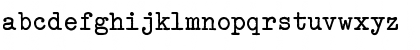 Download OldTypewriterExtBol Regular Font Lowercase Preview