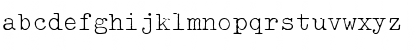 Download OldTypewriterExtLig Regular Font Lowercase Preview