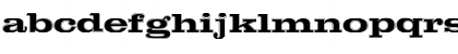 Download ClarendonTBolExpIn1 Regular Font Lowercase Preview