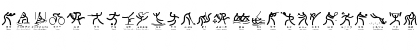 Download Olympic Beijing Picto Regular Font Lowercase Preview