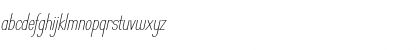 Download Operator Nine BTN Lt Oblique Font Lowercase Preview