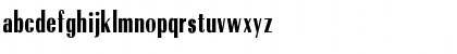 Download OPTIRadiantBold-Condensed Regular Font Lowercase Preview