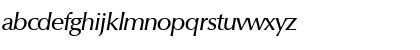 Download OpusTwoMedium RegularItalic Font Lowercase Preview