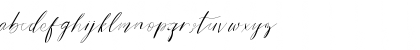 Download Bride Style DEMO Regular Font Lowercase Preview