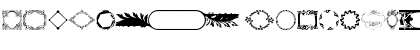 Download Ornamental Frames I Regular Font Lowercase Preview