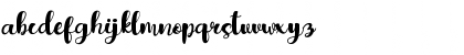 Download agiamary Regular Font Lowercase Preview