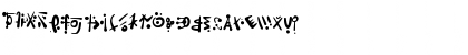Download Alien_Hieroglyph Medium Font Lowercase Preview