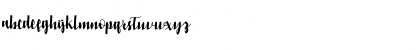 Download amstein Regular Font Lowercase Preview