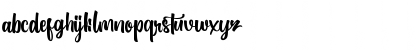 Download AntharisDemo Regular Font Lowercase Preview