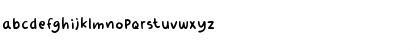 Download Anzylna Regular Font Lowercase Preview