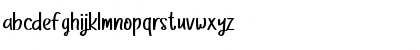 Download Aokiji Regular Font Lowercase Preview
