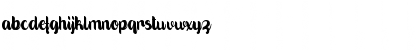Download Aqillabetta Regular Font Lowercase Preview