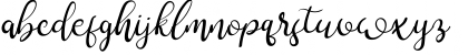 Download arch cloudy Regular Font Lowercase Preview