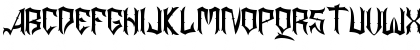 Download ASGORE Regular Font Lowercase Preview