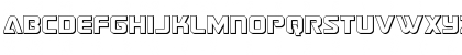 Download Astro Armada 3D Regular Font Lowercase Preview
