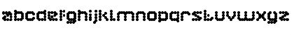 Download ATOMIC PLANET Regular Font Lowercase Preview