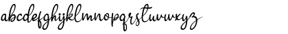 Download Ayuku Love Regular Font Lowercase Preview