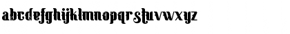 Download Banthern Personal Use Regular Font Lowercase Preview