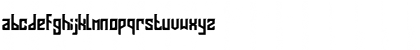Download BASTERU Regular Font Lowercase Preview