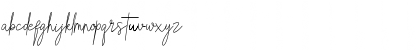 Download Bristine Signature Demo Regular Font Lowercase Preview