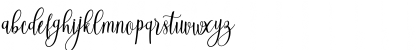 Download Beautiful Script Light Font Lowercase Preview