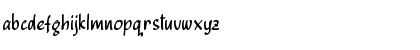 Download Beckhand Regular Font Lowercase Preview
