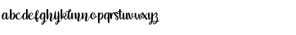 Download Belove Regular Font Lowercase Preview
