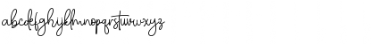 Download Bethany Signature Regular Font Lowercase Preview