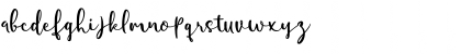Download Bettie Regular Font Lowercase Preview