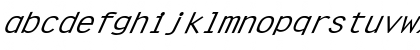 Download CleanWide Italic Font Lowercase Preview