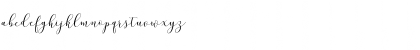 Download brittania script demo Regular Font Lowercase Preview