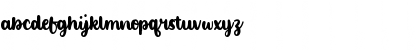 Download Blonde Unicorn Regular Font Lowercase Preview