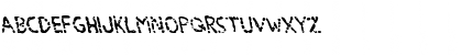Download Blood Drenched Leftalic Regular Font Lowercase Preview