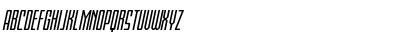 Download Blue Cobra Expanded Italic Regular Font Lowercase Preview