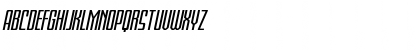 Download Blue Cobra Extra-Expanded Ital Regular Font Lowercase Preview