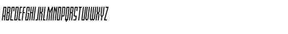 Download Blue Cobra Semi-Italic Regular Font Lowercase Preview