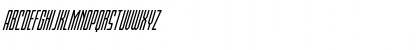 Download Blue Cobra Super-Italic Regular Font Lowercase Preview