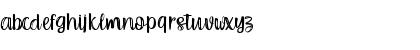 Download Blue Eyes - Personal Use Regular Font Lowercase Preview